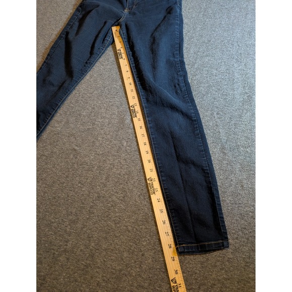 Judy Blue Jegging Womens 5/27 Mid Rise Skinny Fit Stretch Dark Wash Made In USA - Picture 3 of 9